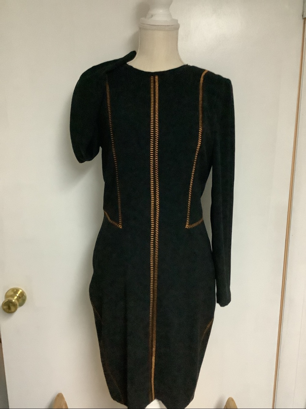 rag & bone Black Dress with Orange Ladder Stitch Accents
Included all dresses